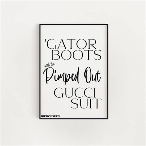 lyrics gator boots with the pimped out